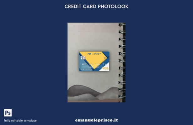 modello frontale photolook con carta elettronica visto Israel First Internationa